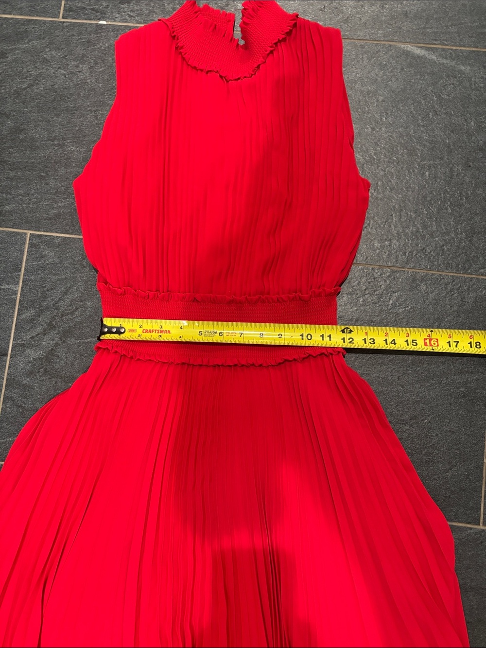Nanette Lepore Red Sleeveless Midi Dress - Picture 6 of 10